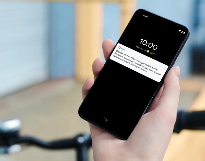 HVAC notifications coming onto someone's cell phone HVAC notifications coming onto someone's cell phone