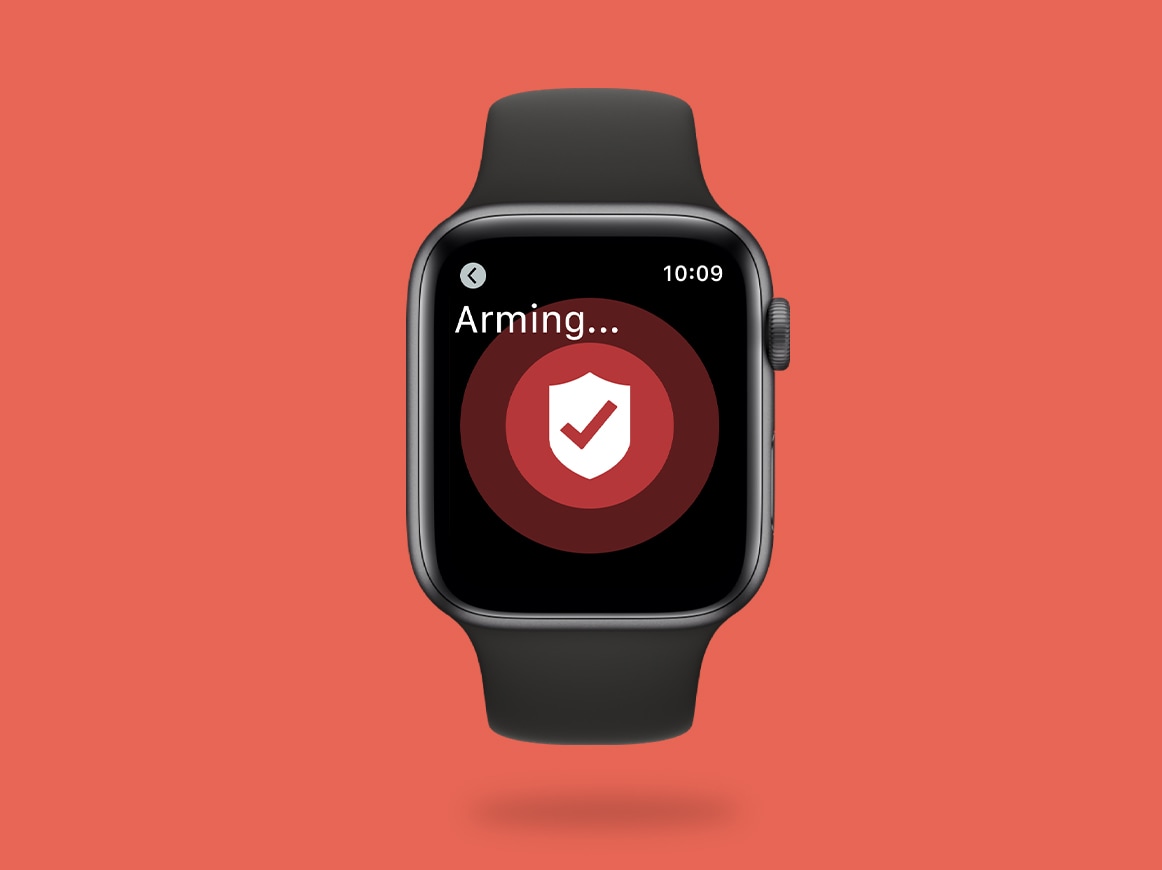 ADT system on a smart watch ADT system on a smart watch