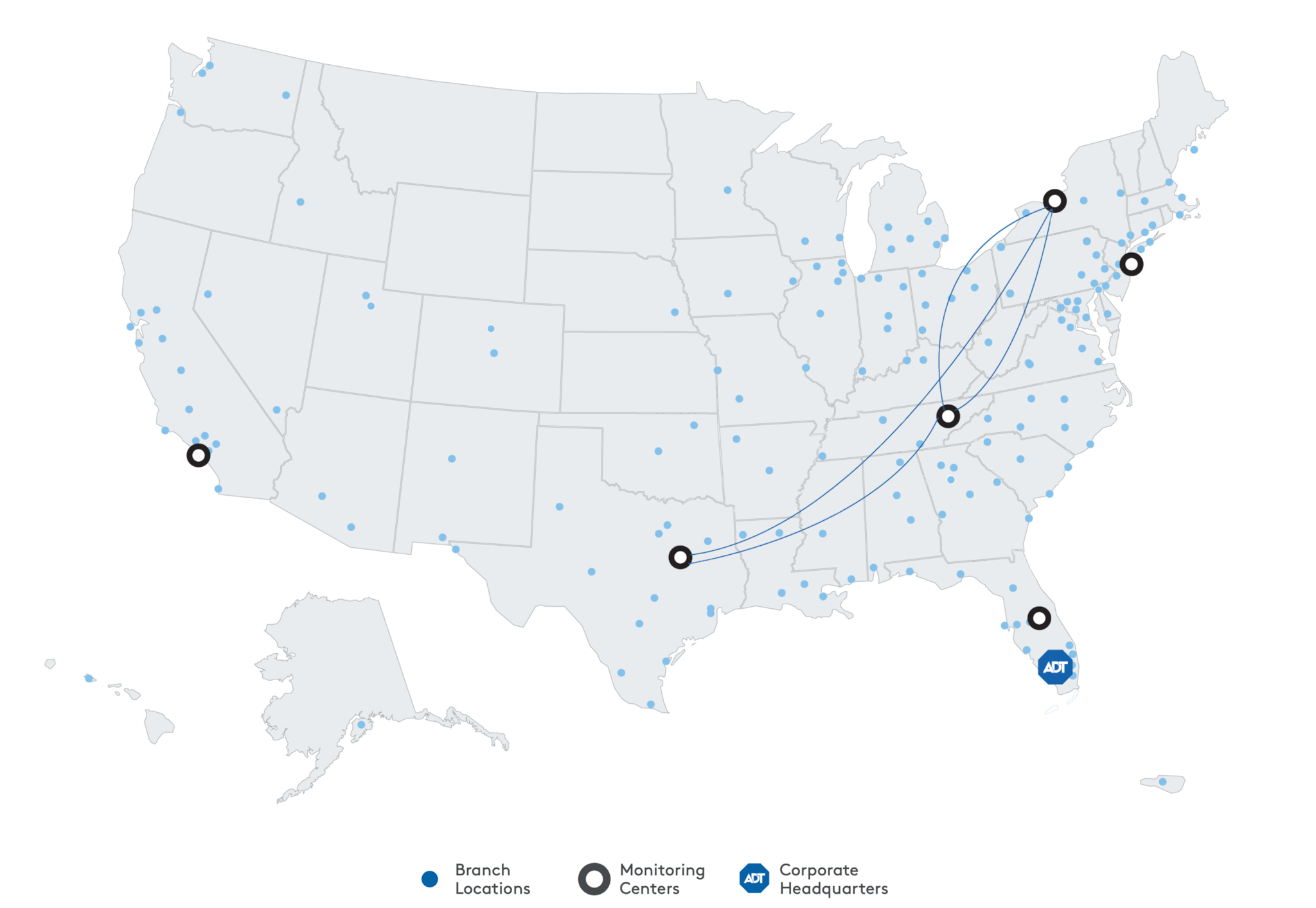 Monitoring map Monitoring map