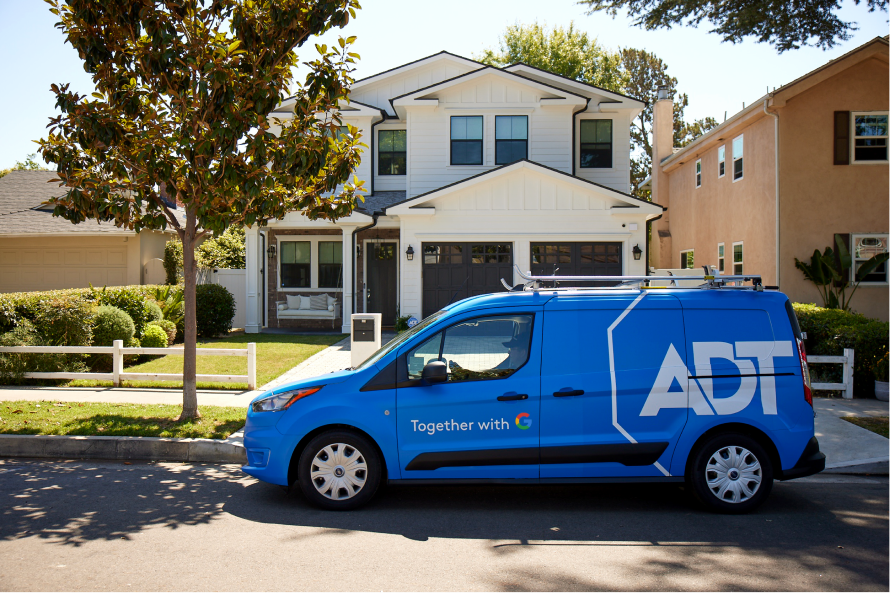 ADT installer van ADT installer van