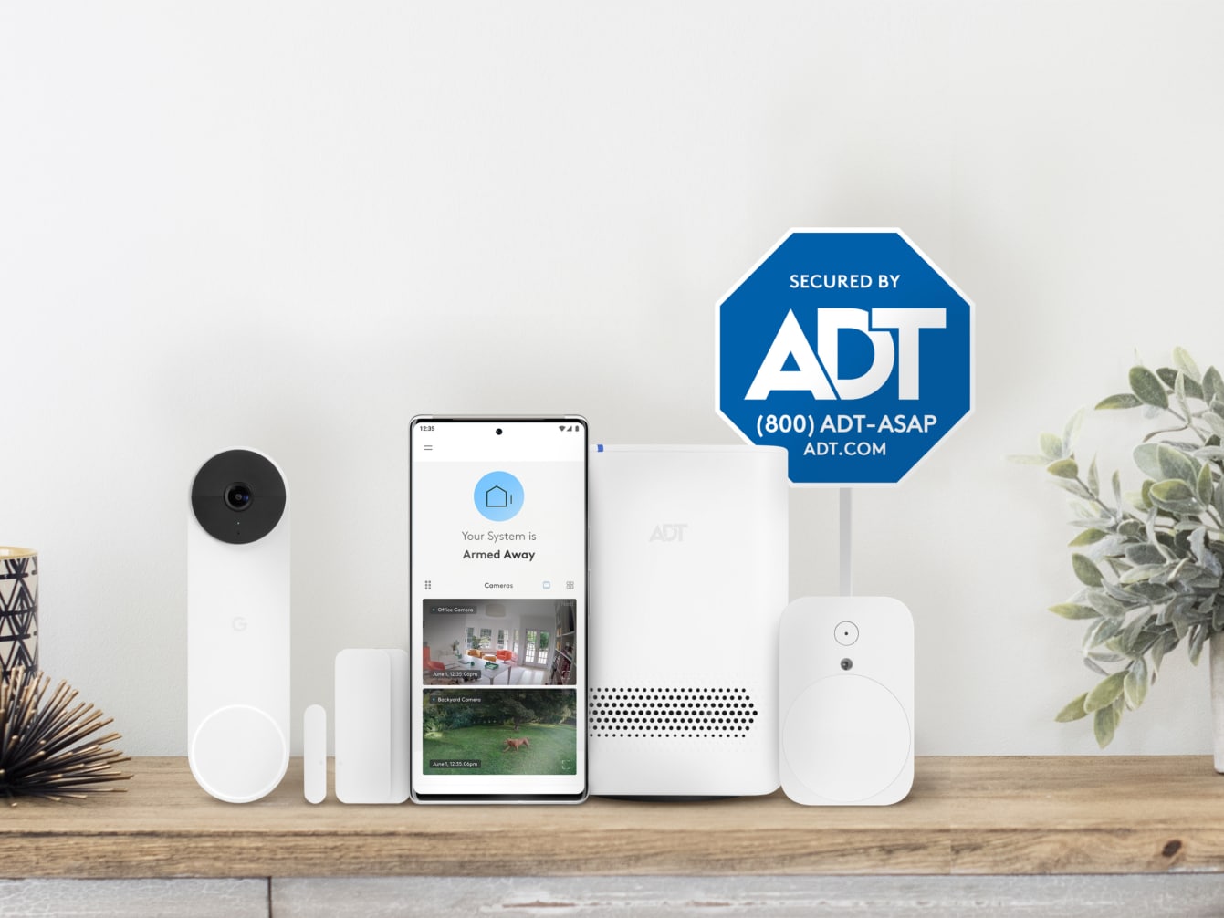 ADT bundle on shelf ADT bundle on shelf