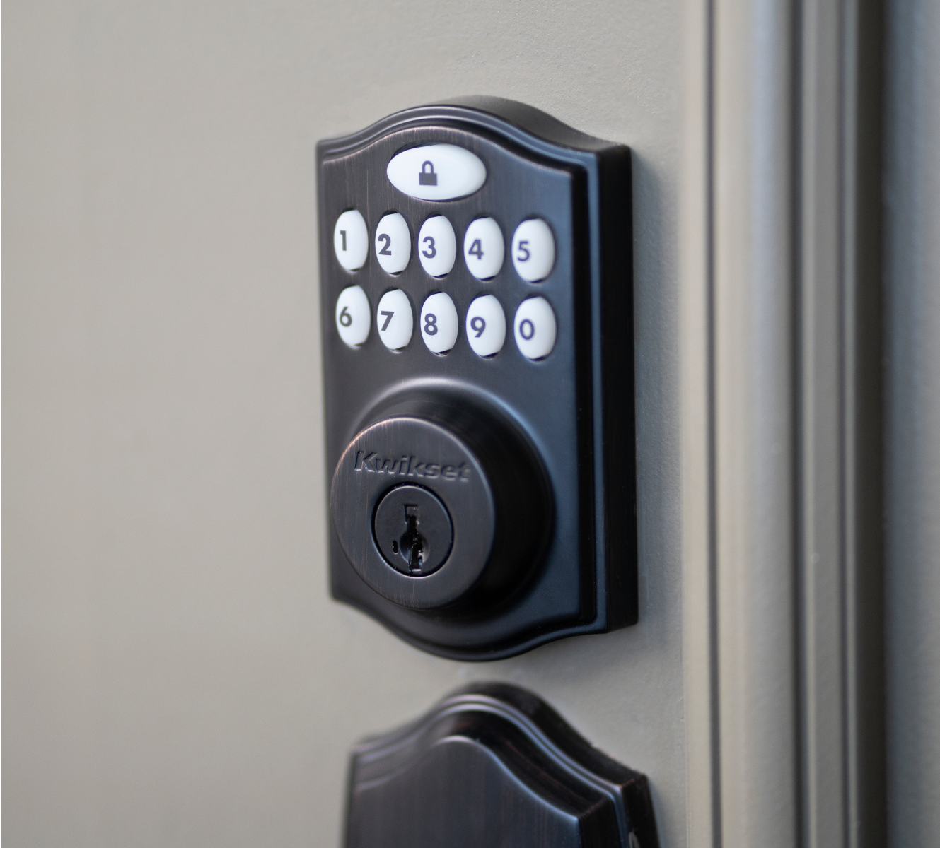 Smart Lock on someone's door Smart Lock on someone's door