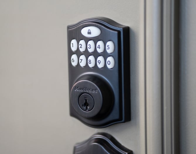Smart Lock on someone's door Smart Lock on someone's door