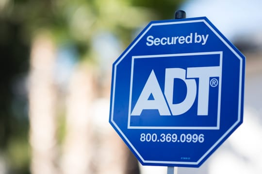 ADT yard sign ADT yard sign